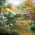 Lot de 4 serviettes en papier découpage collage 33 cm NATURE CIGNE N102
