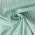 Tissu Coton imprimé  rayé Lisalou sur fond Vert pastel - Au mètre