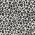 Tissu Jacquard Léopard Black & White