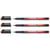 Lot de 3 feutres permanents pointe fine 0,6 mm - EDDING - Marron - 141F