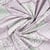 Tissu Popeline de Coton Camille patchwork végétal sur fond Lilas