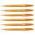 Lot de 6 stylos feutres pointe moyenne - Pentel - Ocre - Sign Pen S520-Y