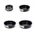 Set de 4 moules à manqué à charnière 18 cm + 24 cm + 26 cm + 28 cm Dr.Oetker Tradition