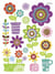STICKERS GEL 3D - FLEURS