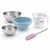 Set pâtisserie avec moule demi-sphère pour gâteau créatif, 2 bols à mixer, verre mesureur et spatule Zenker