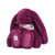 Peluche lapin prune 25 cm - Lapin Fleurette - DOUDOU ET COMPAGNIE