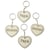 Graine Créative - Porte-clés Maman Papa en bois (10 pièces)