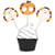 3 Cake Toppers - Dia De Los Muertos