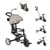 Tricycle EXPLORER 4-en-1 Évolutif et Pliable  Taupe - Globber