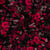 Tissu Viscose EcoVero digital fleurs Rouge sur fond Noir