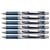 Lot de 6 stylos roller encre gel rétractable Pentel Energel BL77 Pointe 0,7 mm bleu nuit