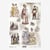 1 feuille de papier de riz 21 x 29,7 cm Itd Collection PERSONNAGE RETRO 12