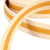 Sangle 3 bandes fil métal 100 % coton 30mm jaune moutarde au mètre