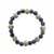 Bracelet Sodalite Perles rondes 8 mm et Perles bois 1 cm - Omsaé