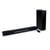 Barre de son inclinable avec caisson de basses