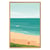 Tableau mural encadré illustration plage d'Hendaye 65x97 cm