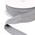 Bobine 10m élastique 2 bandes en relief gris moyen 45mm