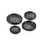 Bouton costume noir