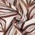 Tissu Jacquard d'ameublement Soan cabosses Cacao sur fond Ecru