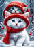 Puzzle 300 pièces - Kitties in the Winter - Bluebird Puzzle