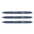 Lot de 3 Stylos roller Frixion Ball Clicker 0.7 Bleu noir