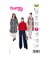 Patron Burda 5688 - Manteau/veste taille n°FR 34-44