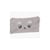 Trousse - Plate - Rectangulaire - Fourrure - Gris - 22 x 12 cm