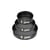 Set de 3 moules à charnière ronds de 20 cm 24 cm et 28 cm Zenker Black Metallic