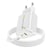 Mayaxess Chargeur Secteur pour iPhone 12 Pro 18W + Câble Lightning 1m Blanc