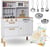 Cuisine Enfant +3 ans - avec Accessoires en Bois - Tablier - Mamabrum