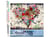 Peinture par Numéro Figured'Art - Coeur de Fleurs - Kit de Loisir Créatif DIY Numéro d'Art Complet - 40x50cm sans châssis en bois