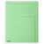Chemise rigide à bord décalé Forever® 280g/m2 avec impression - 24x32cm - Vert vif - x 100 - Exacompta