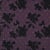 Tissu Viscose Feuilles et pointillés lurex sur fond Violet