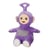 Peluche télétubbies violet - tinky winky 25 cm - doudou licence