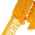 Planchette 25m Frange déco non lavable Jaune Or 32mm
