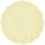 6 Assiettes - Jaune Pastel