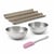 Set de 4 ustensiles de pâtisserie moule à gâteaux bols et spatule Zenker Mojave Gold