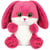 Peluche - Peluche Lapin RUBY> rose framboise – 23 cm