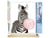 Peinture par Numéro Figured'Art - Zèbre et Chewing gum - Kit de Loisir Créatif DIY Numéro d'Art Complet - 40x50cm toile roulée + châssis en bois à monter