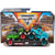 Coffret 2 monster jam 1/64 serie 31 : grave digger vs whiplash - vehicule miniature metal - spin master