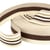 Film 20m sangle bandes double face  40mm Beige/marron