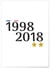 Affiche 1998-2018 | A3 : 29,7x42cm