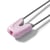 Epingles de sûreté layette rose x4