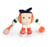 Peluche Roland-Garros -Madame Balle Blanche – 17 cm