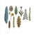 Gabarit de découpe pour machine Sizzix Tim Holtz Thinlits - Funky Nature - 10 pièces