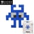 Kit mosaïque DIY pixel art - Monster - Bleu électrique
