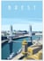 Affiche ville Brest 2 | A3 : 29,7x42cm