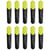 Lot de 10 surligneurs pointe biseautée 1+5 mm - SCHNEIDER - Jaune - Job