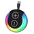 Enceinte Bluetooth Portable LED RGB Avec Son Stéréo 360° Pour Camping Noir YONIS