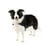 Hansa Peluche Géante Border Colley 4 pattes 84cmL - Hansa Peluches G antes